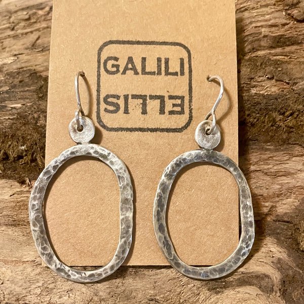WONKY OVAL EARRINGS