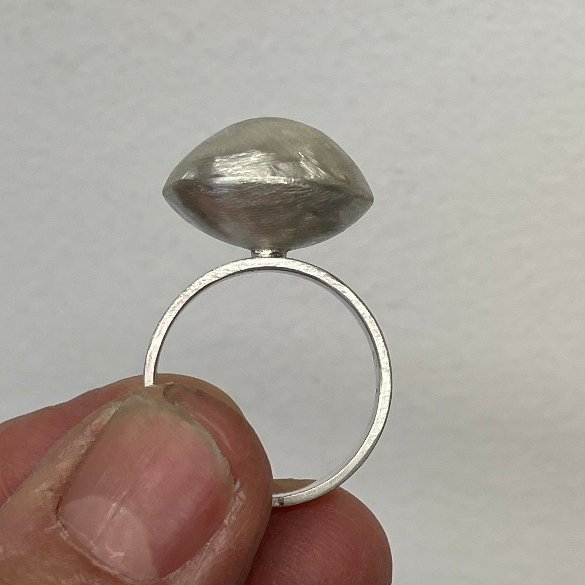 SILVER DOME RING