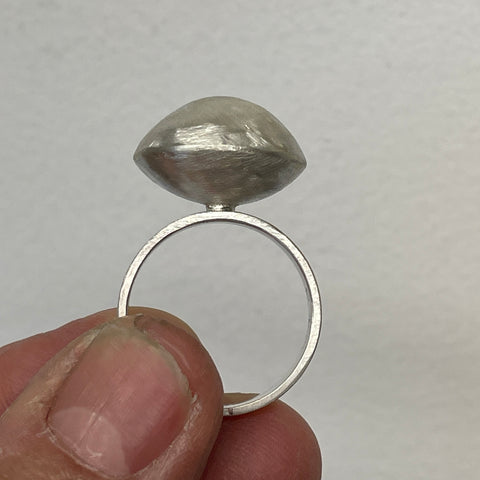 SILVER DOME RING