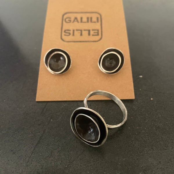 CONCAVED EARRINGS