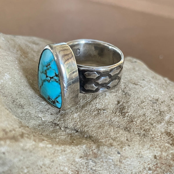 Silver ring with Turquoise